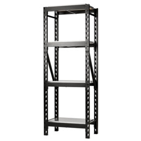 BUNKER 21 Piece Modular 4 Tier Racking with Stainless Steel Shelving, 750mm 27987