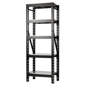 BUNKER 22 Piece Modular 5 Tier Racking with Stainless Steel Shelving, 750mm 28000