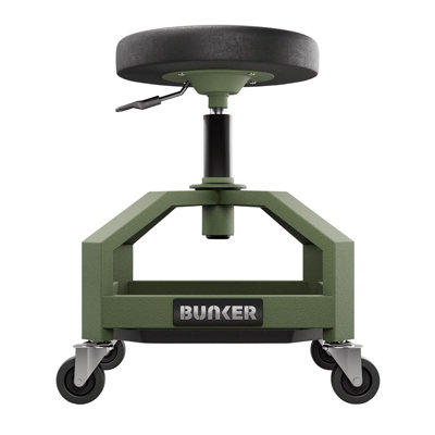BUNKER Heavy Duty Work Stool,Pneumatic Height Adjustment 580,780mm,360 ...