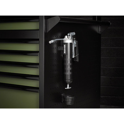 BUNKER Magnetic Grease Gun Holder and Drip Tray