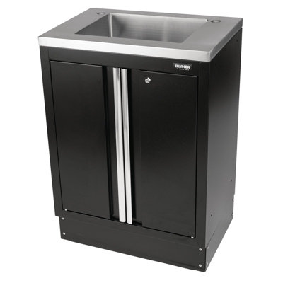 BUNKER Modular Floor Cabinet with Sink, 2 Door, 680mm 31034