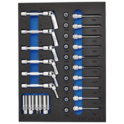 BUNKER Spark and Glow Plug Set in EVA Foam Inlay, 3/8