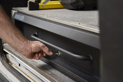 BUNKER, Van Tool Box, Sold Secure Silver, Heavy Duty Steel, Storage ...