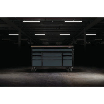 BUNKER Workbench Roller Tool Cabinet, 15 Drawer, 61