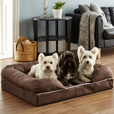 Bunty Cosy Couch Dog Bed Super Thick and Firm Padded Base Water