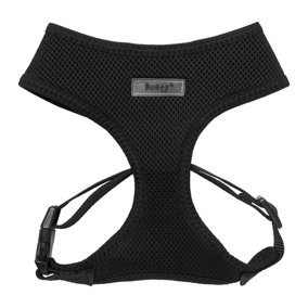 Bunty No Pull Dog Harness - Soft, Breathable, Durable and Adjustable, Lightweight Anti Pull Dog Harness - Black, Large