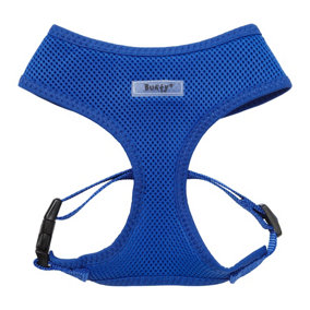 Bunty No Pull Dog Harness - Soft, Breathable, Durable and Adjustable, Lightweight Anti Pull Dog Harness - Blue, Medium