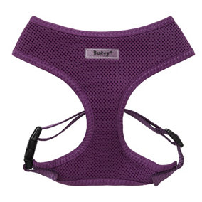 Bunty No Pull Dog Harness - Soft, Breathable, Durable and Adjustable, Lightweight Anti Pull Dog Harness - Purple, Medium