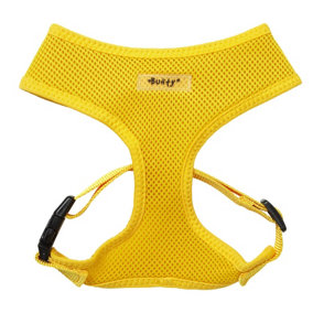 Bunty No Pull Dog Harness - Soft, Breathable, Durable and Adjustable, Lightweight Anti Pull Dog Harness - Yellow, Large