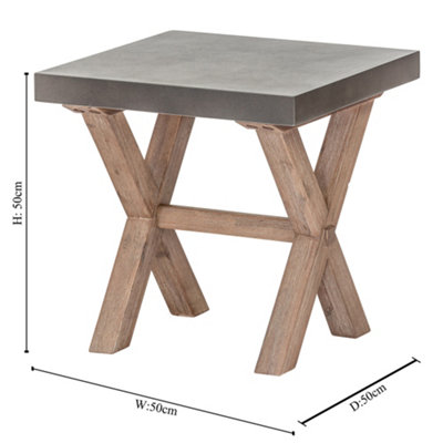 Burford Home Furniture Hallway Room Bedside Side Table