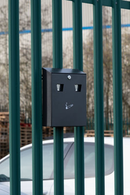 Burg-Wachter Adjustable Post Box Gate & Railing Mounting Bracket Kit - 7