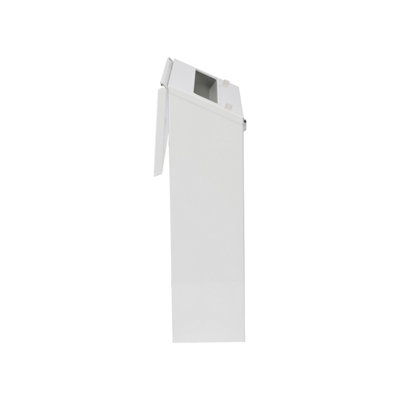 Burg-Wachter Aire Wall Mounted White Lockable Weatherproof Post Box - 37x36x11cm - 7