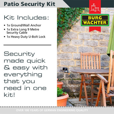 BURG-WACHTER PATIO SECURITY KIT