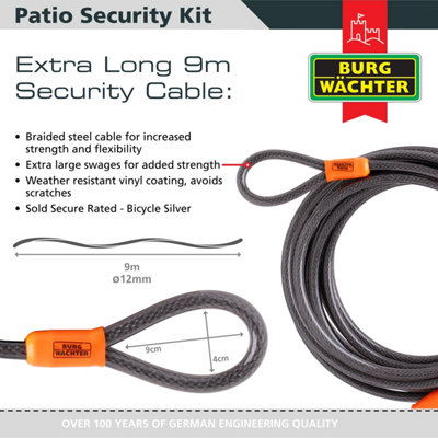 BURG-WACHTER PATIO SECURITY KIT - 5