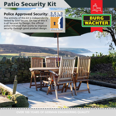 BURG-WACHTER PATIO SECURITY KIT - 6