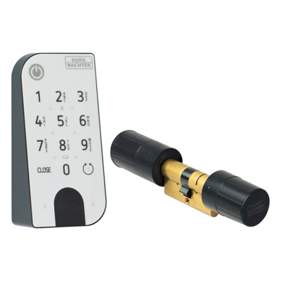 BURG-WACHTER SecuENTRY Home Cylinder & Keypad KIT. Keyless entry solution