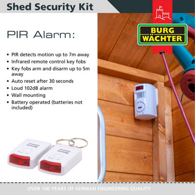 BURG-WACHTER SHED SECURITY KIT ALL IN ONE - 6