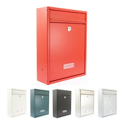 Burg-Wachter Trent Wall Mounted Galvanised Steel Lockable Weatherproof ...
