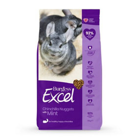 Burgess Excel Chinchilla Nuggets 1.5kg (Pack of 4)
