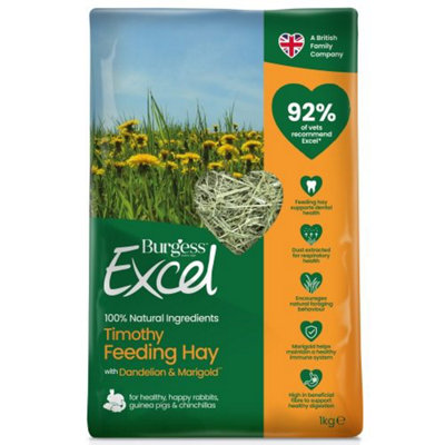 Burgess Excel Dandelion & Marigold Herbage 1kg