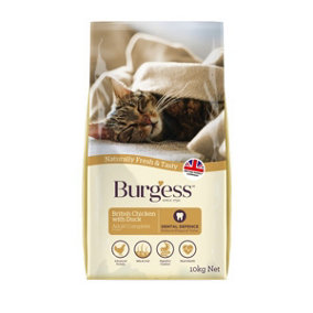 Burgess Nutritional Adult Cat Chicken and Duck Dried Food