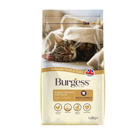Burgess Nutritional Adult Cat Chicken and Duck Dried Food