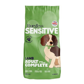 Burgess Sensitive Adult Dog Lamb & Rice 12.5kg