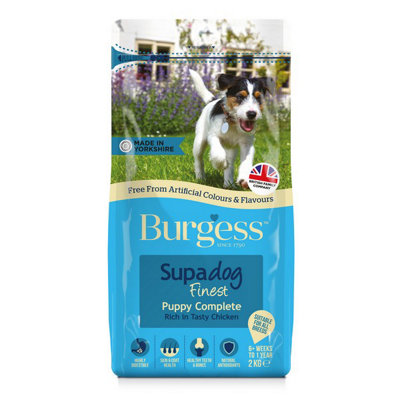 Burgess Supadog Puppy Chicken Complete Dried Dog Food