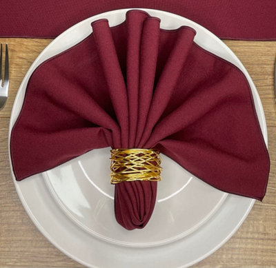 Burgundy Napkins 38cm x 38cm (15 x 15)