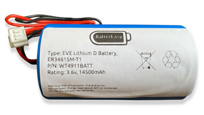 Burley Gas Fire High Capacity 2200mAh Rechargeable Ignition Battery 7.2V