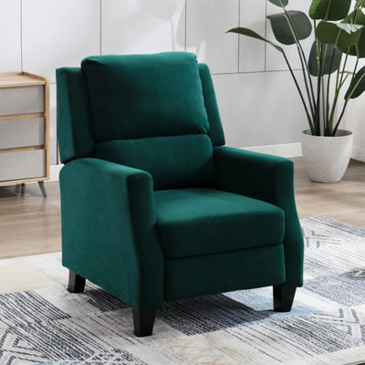 Emerald green outlet recliner chair