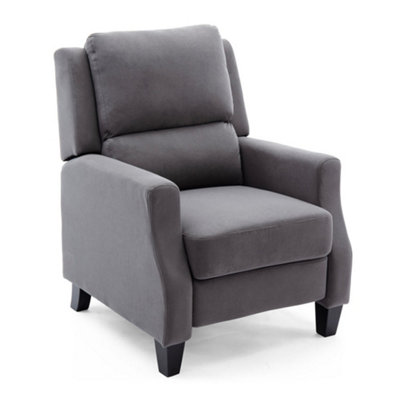 Derick leather sale glider recliner