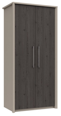 Burlington 2 Door Robe - Fired Earth and Anthracite Larch on Express ...