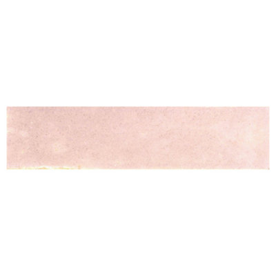 Burmantofts Hope Patina Glaze Sample - Rose - (L) 250mm (W) 60mm