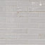 Burmantofts Hope Patina Glaze Sample - White - (L) 250mm (W) 60mm