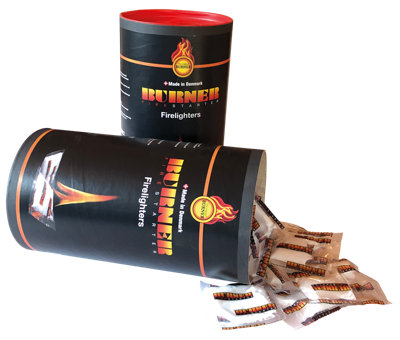 Burner Firestarters Odourless Easy Light Long Burn BBQ Oven Stove Fireplace Firelighters 2 x Pack