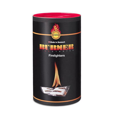 Burner Firestarters Odourless Easy Light Long Burn BBQ Oven Stove Fireplace Firelighters 2 x Pack