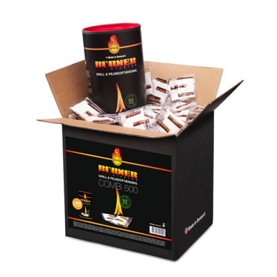 Burner Firestarters Odourless Easy Light Long Burn BBQ Oven Stove  Fireplace Firelighters 500 Sachets