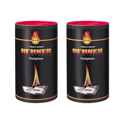 Burner Firestarters Odourless Easy Light Long Burn BBQ Oven Stove  Fireplace Firelighters 500 Sachets
