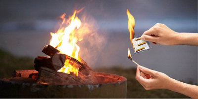 Burner Firestarters Odourless Easy Light Long Burn BBQ Oven Stove  Fireplace Firelighters 500 Sachets - 3