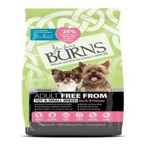 Burns Adult & Senior Free From Toy/Sml Breed Duck & Potato 2kg