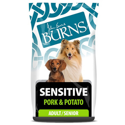 Burns Adult & Senior Sensitive Pork & Potato Dog Food 2kg