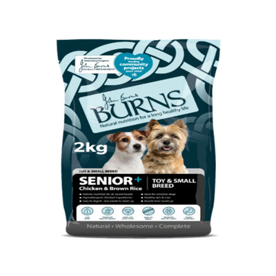 Burns Senior+ Dry Dog Food - Chicken & Brown Rice 2kg