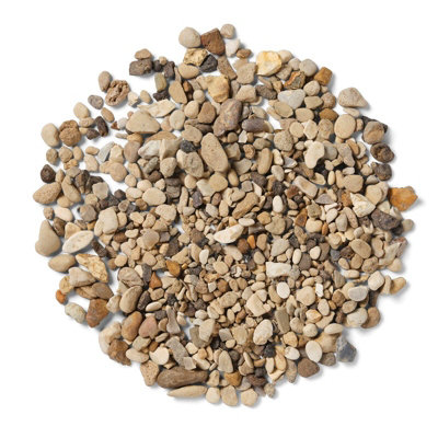 Burnt Amber Bulk Bag 850 kg Chippings - 8-12 mm Autumn Golden Stone - L100 x W100 x H80 cm