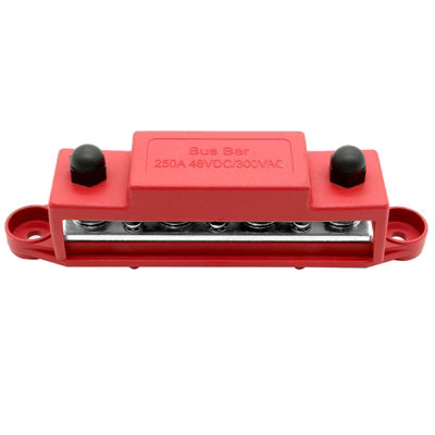 Bus Bar 250a 4 x M8 terminals. 8 screw terminals. Both - 3