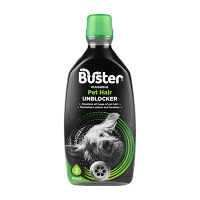 Buster Plughole Pet Hair Unblocker 300ml - Fast-Acting Drain Cleaner ...