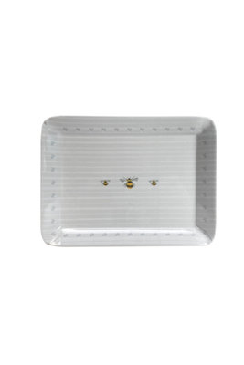 Busy Bees Scatter Tray Small Grey