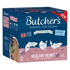 Butcher's Healthy Heart Dog Food Cans 18x390g