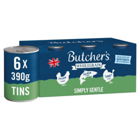 Butcher's Simply Gentle Dog Food Cans 6x390g (Pack of 4)