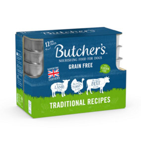 Butcher's Traditional Recipes Dog Food Trays 12x150g (Pack of 3)